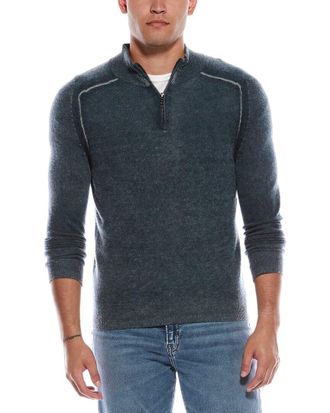 Autumn Cashmere Inked 1/4-Zip Cashmere Pullover