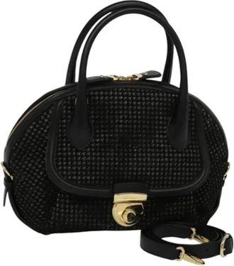 Ferragamo Pre-owned Handbags, female, Black, Size: ONE SIZE Pre-owned Hand Bag