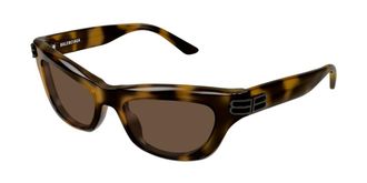 Balenciaga BB0430S 006 Womens Sunglasses Tortoiseshell Size 54