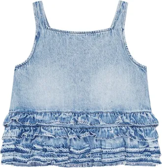 Ganni Womens Top Clear Blue