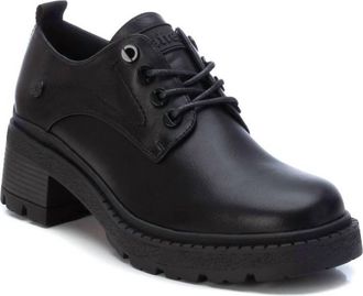 Xti Womens Lace-Up Oxfords In Black