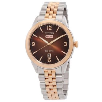 Citizen Rolan Quartz Brown Dial Mens Watch AW156-57X