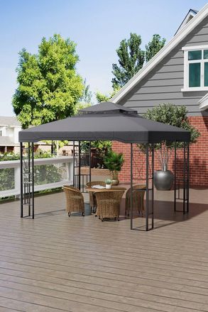 Living and Home Outdoor Garden Gazebo Shade Canopy