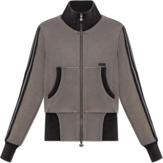 adidas Track Top - Dames - Vesten met rits - Grijs - L - Katoen - Hoodies & sweatvesten