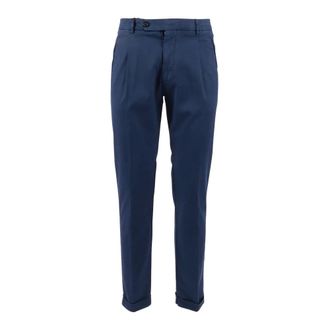 Berwich Broeken, Heren, Blauw, S, Retrolong-GD Broek