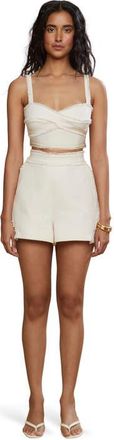 AMUR Trinity Bra Top in Sea Salt at Nordstrom, Size 2