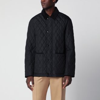 Burberry Black Haddington quilted nylon jacket