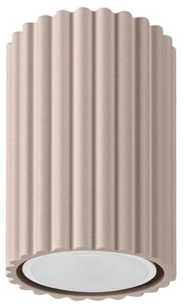 Sollux Lighting Design Deckenlampe Karbon ø 6.5 x 10 cm - Taupe