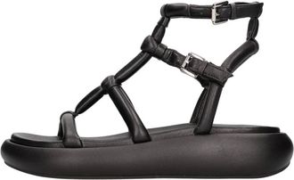 Ash Venus Nappa Foulard - Dames - Sandalen - Zwart - 36 EU - Leer - Schoenen