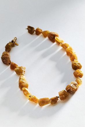 Hermina Athens Citrine Rock Necklace
