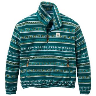 Passenger Ayla Recycled Fleece Fleecepullover f&uuml;r Damen | blau/t&uuml;rkis