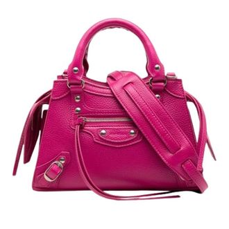 Balenciaga Pre-owned Handbags, female, Pink, Size: ONE SIZE Pre-owned Vintage Satchel