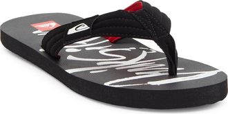 Quiksilver Dune Flip Flop in Black/Red at Nordstrom Rack, Size 13