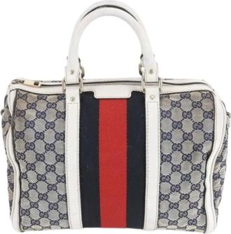 Gucci Pre-owned Handbags, female, Multicolor, Size: ONE SIZE Pre-owned Vintage Tote Bag