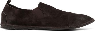 Marsèll Strasacco suede loafers - men - Calf Leather/Calf Leather/Calf Suede/Rubber - 43.5 - Brown