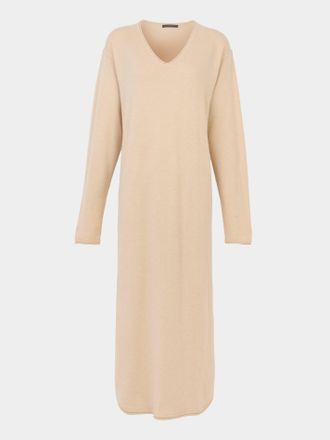 Denis Colomb Cashmere V-Neck Dress