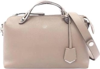 Fendi Pre-owned Handbags, female, Beige, Size: ONE SIZE Pre-owned BY THE WAY Medium Leather Handbag