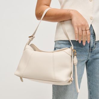 Urban Expression Waylon Shoulder Bag in Ivory at Nordstrom