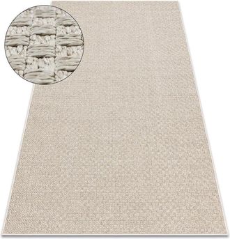 RugsX Rugsx - Carpet origi 3661 beige - flat-woven sisal string beige 116x170 cm