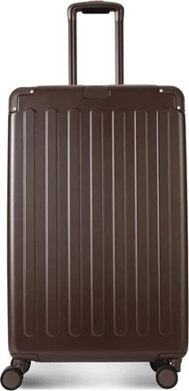 Hedgren Nostos Matte Large Spinner Suitcase in Espresso at Nordstrom