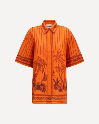 Alemais Oversized printed Shirt Female 10