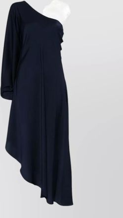 Nouvelle/Silk95Five silk asymmetric midi dress