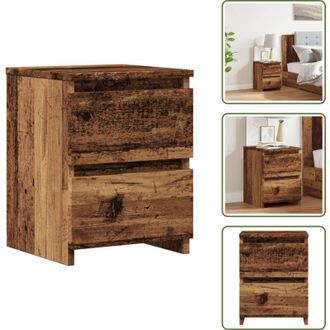 vidaXL The Living Store Comodino Legno Antico 30x30x40 cm in Legno Multistrato - Comodino antico