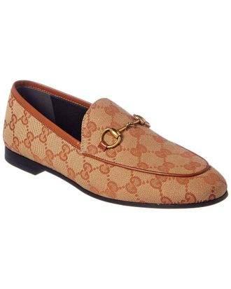 Gucci Jordaan Gg Canvas Loafer