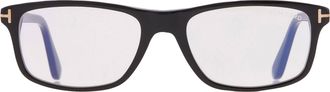 Tom Ford Demo Rectangular Mens Eyeglasses FT6119-B 001 55