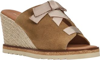 Andr&eacute; Assous Mason Wedge Sandal in Camel at Nordstrom, Size 11