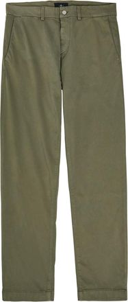 7 For All Mankind Straight-leg Cotton-blend Chinos - Khaki - 32 (W32 / M)