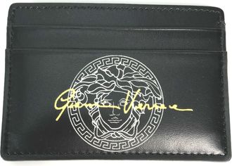 Versace Leather Card Case (Pre-Owned)