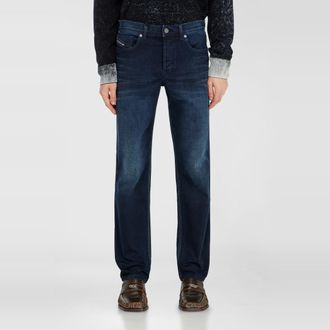 Diesel Regular Jeans Regular Waist 2023 D-Finitive, Dark blue, Button fly