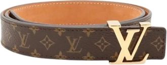 Louis Vuitton Pre-owned Monogram Canvas Riem - Dames - Vintage Accessoires - Bruin - ONE Size - Vintage
