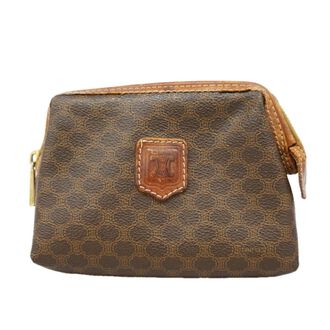Celine Brown Pvc Pouch (Pre-Owned)