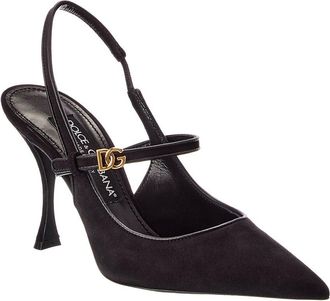 Dolce & Gabbana Suede & Leather Pump