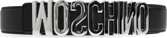Moschino Leren Riem - Heren - Riemen - Zwart - 105 CM - Leer - Accessoires
