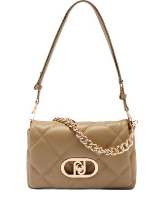Liu Jo LaPuffy gewatteerde metalen schoudertas - Beige