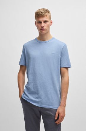 Boss Orange by Hugo Boss T-Shirt BOSS ORANGE Tegood, Herren, Gr. XXL, blau (open blau470), Single Jersey, Obermaterial: 100% Baumwolle, regular fit normal, Rundhals, eingesetz