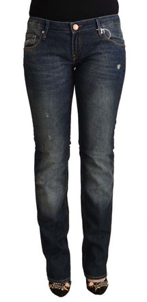 Acht Washed Cotton Low Waist Skinny Womens Jeans
