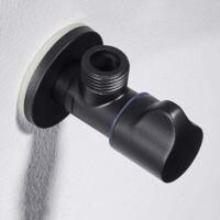 OEM V&aacute;lvula De Cierre De Agua Fr&iacute;a Y Caliente, Fabricada &Iacute;ntegramente En Cobre Negro, De Paredes Gruesas, Para Grifos De Lavabo, Lavabos Cer&aacute;micos, Acabad