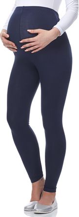Be Mammy Womens Maternity Long Leggings 02(Navy, XL)