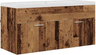 vidaXL Mueble De Cuarto De Ba&ntilde;o Madera Vieja 100 X 38,5 X 46 Cm Vidaxl