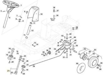 STIGA Sports Columna De Direcci&oacute;n Fm Villa Original Stiga - 387520138/0