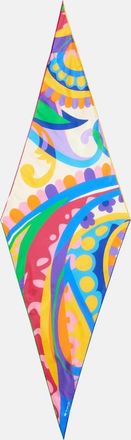 Etro Printed silk twill scarf