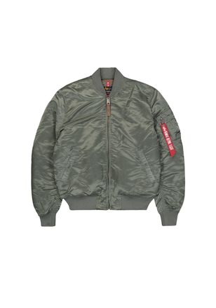 Alpha Industries Bomberjacke ALPHA INDUSTRIES MA-1 VF Vintage Fit 59, Herren, Gr. XL, gr&uuml;n (vintage gr&uuml;n), Obermaterial: 100% Nylon; Futter: 100% Nylon; F&uuml;llung: 100% 