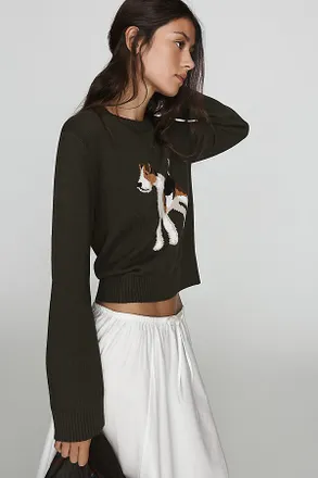 Barbour x Anthropologie Joyce 100% Cotton Sweater