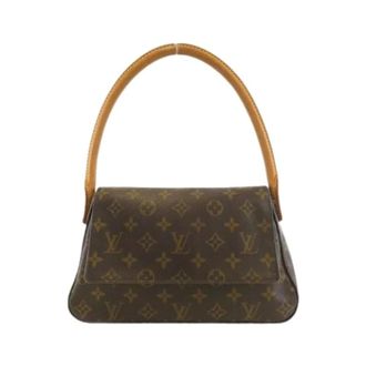Louis Vuitton Pre-owned Handbags, female, Brown, Size: ONE SIZE Pre-owned Mini Looping Shoulder Bag
