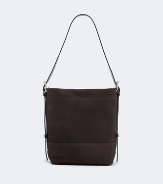 Christophe Lemaire Belted Medium leather tote bag