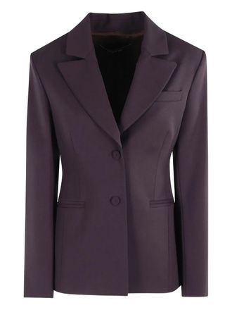 Federica Tosi single-breasted blazer - Purple
